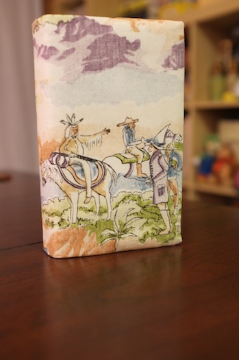 fabric book cover